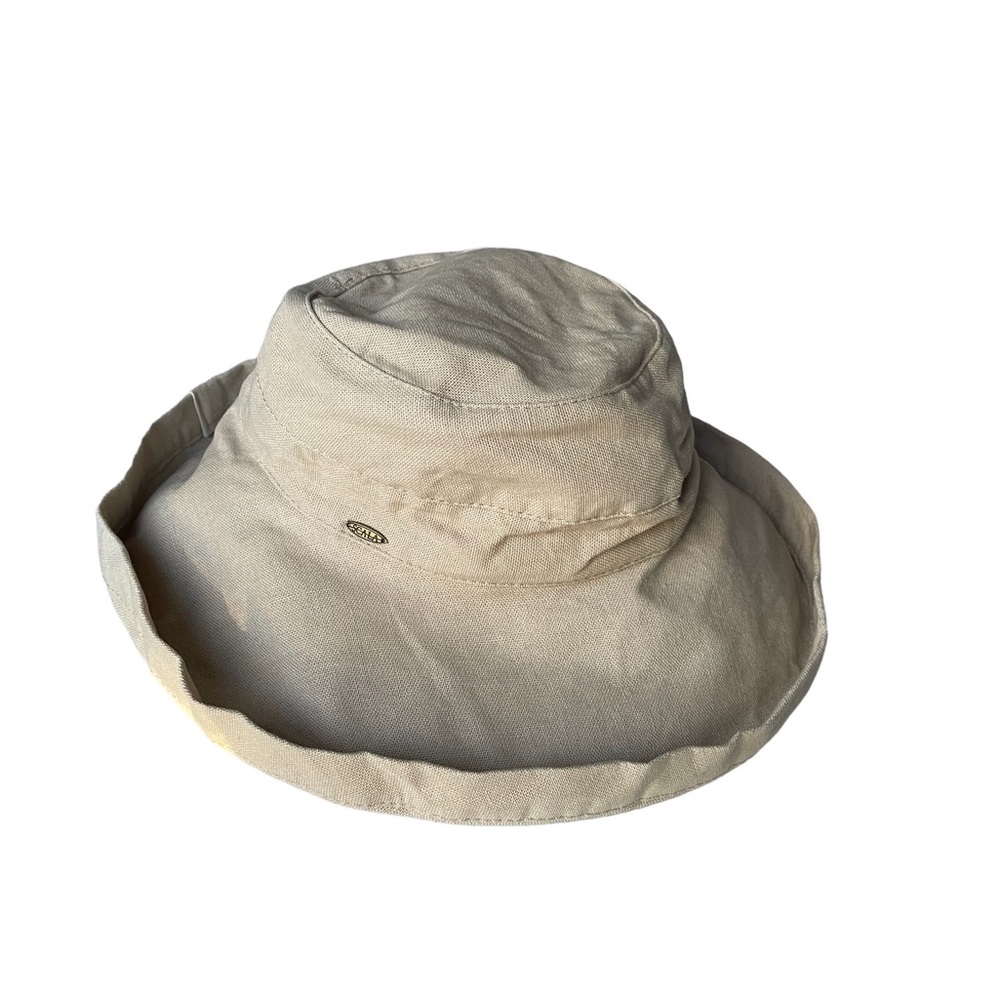 Scala Linen Adjustable Packable Bucket Beach Hat,… - image 2